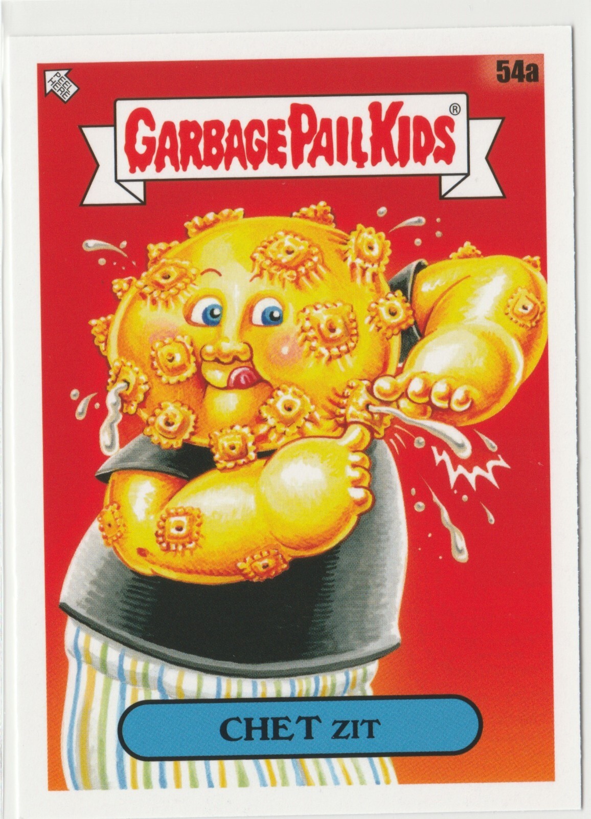 Chet Zit Garbage Pail Kids GPK 2021 Food Fight Series 54a Trading Card