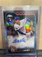 Kyle Hurt 2024 Topps Chrome Refractor Auto 331/499AC-KHU Rare
