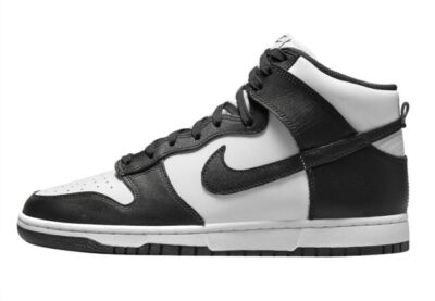 Nike size 11 black&white Panda Hi Nike Dunk High  main image 2