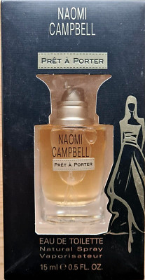 Naomi Campbell Pret A Porter, Eau de Toilette Natural Spray 15ml NEU/OVP