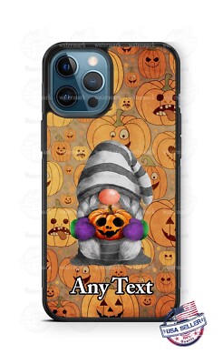 Halloween Gnome Pumpkin Collage Phone Case For iPhone i15 i14 Samsung A54 Google