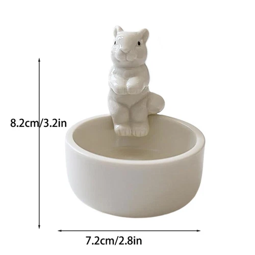 Squirrel Candle Holder Cute Grilled Animal Aromatherapy Candle Shelf Decor Gift - Bild 8 von 8