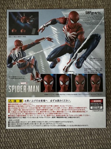 Figura de acción BANDAI S.H.Figuarts Spider-Man traje avanzado Marvel's Japón nueva - Imagen 2 de 2