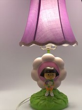 Dora the Explorer 17" 3D Flower Deco Lamp Purple and Pink Shade