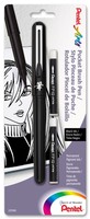 Pentel Arts Pocket Brush Pen Gfkp3bpa, Black Pigment Ink on sale Pentel Arts Pocket Brush Pen Gfkp3bpa, Black Pigment Ink on sale