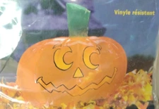 VINTAGE VINYL INFLATABLE HALLOWEEN PUMPKIN LANTERN Paper Magic Group PMG NEW NOS