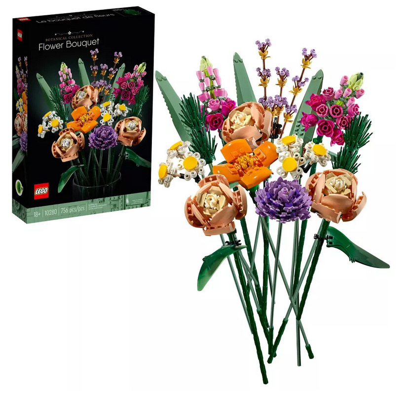 LEGO Icons Flower Bouquet Botanical Collection Building Set 10280
