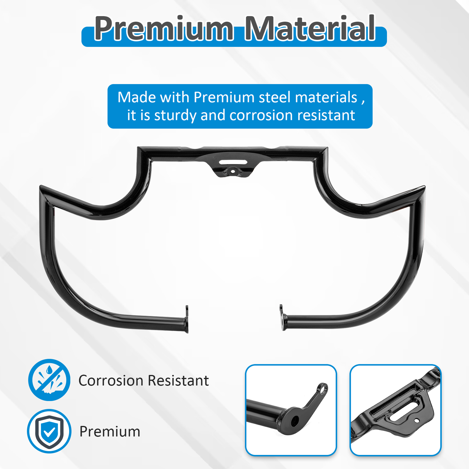 1.25" Highway Engine Guard Crash Bar For Harley Heritage Softail FLHC 2018-2025