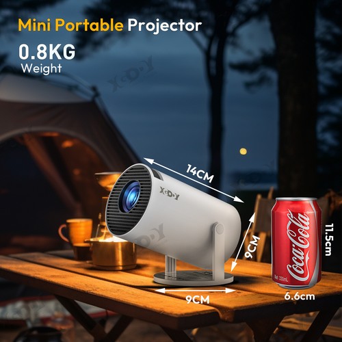 4K 1080P WiFi Projector UHD Bluetooth Android 11.0 Portable Home Theater Cinema - Picture 8 of 11