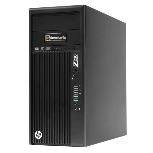 HP Z230 Workstation PC Intel Xeon E3-1280v3 Core 256GB SSD Quadro K2200 Win10 - Bild 1 von 5