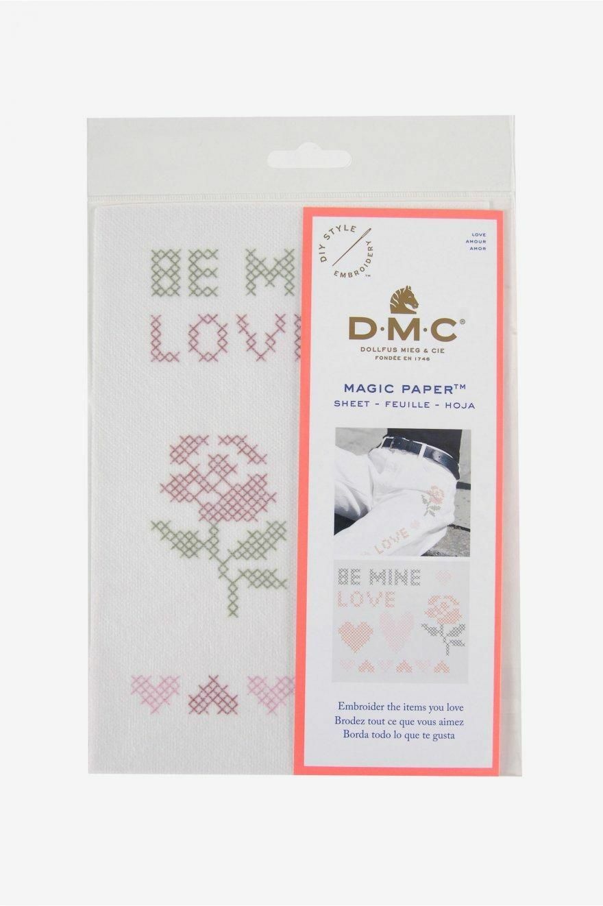 DMC MAGIC PAPER - ' CROSS STITCH LOVE'