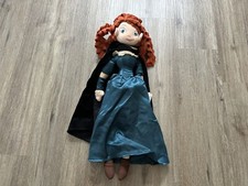 Disney Store Brave Merida Princess Plush Doll 20  Dress w/ Cape