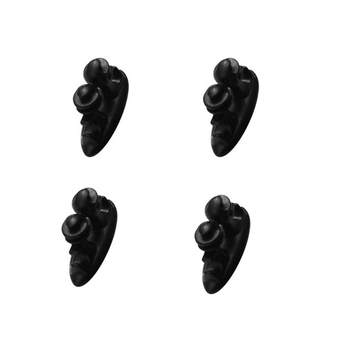 8pcs Selbstklebende Kabelklammern Dashboard-Kabel-Organizer Mehrzweck (schwarz) - Photo 3/11