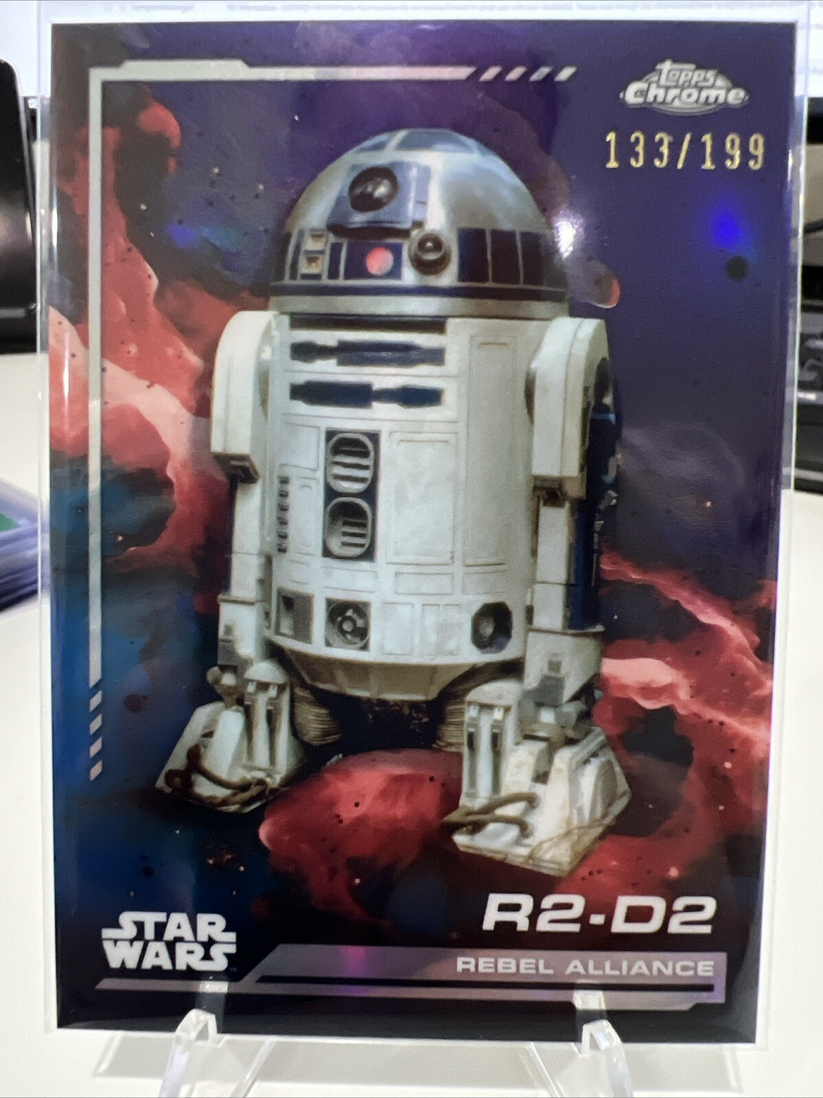 2024 Topps Chrome Star Wars #108 R2-D2 Kamino Aqua Refractor /199
