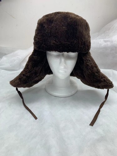 25" PLUCKED USA BEAVER FUR TROOPER HAT UNISEX LUXURY WARMTH SMART FREE SHIPPING - Picture 10 of 16