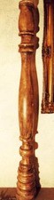 PRACHT PRUNK SÄULE EDEL HOLZ 2,3m GROß alt antik Gotik Renaissance Barock Rokoko