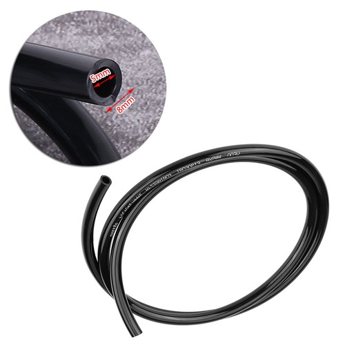 Motorcycle Universal Non Braided Rubber Fuel Line Hose Petrol Oil Pipe 1m Long - Picture 5 of 8