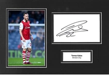 Tomas Kalas Signed 12x8 Photo Display Bristol City Autograph Memorabilia COA