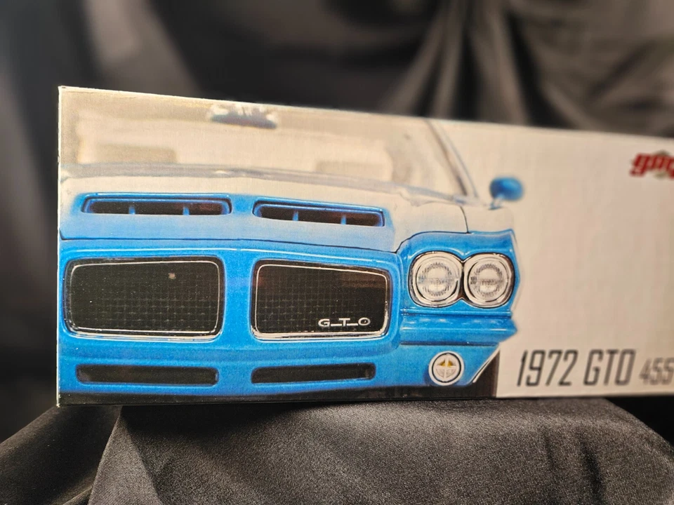 Pontiac GTO 455 1972 GMP azul escala 1:24 Inv. #2665 Foto 4 de 4