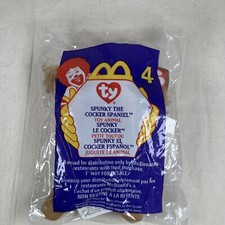 McDonald  s 1999/1993 Ty Beanie Babies  Spunky The Cocker Spaniel   4 RETIRED
