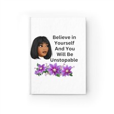 Believe in Yourself Journal - Ruled Line