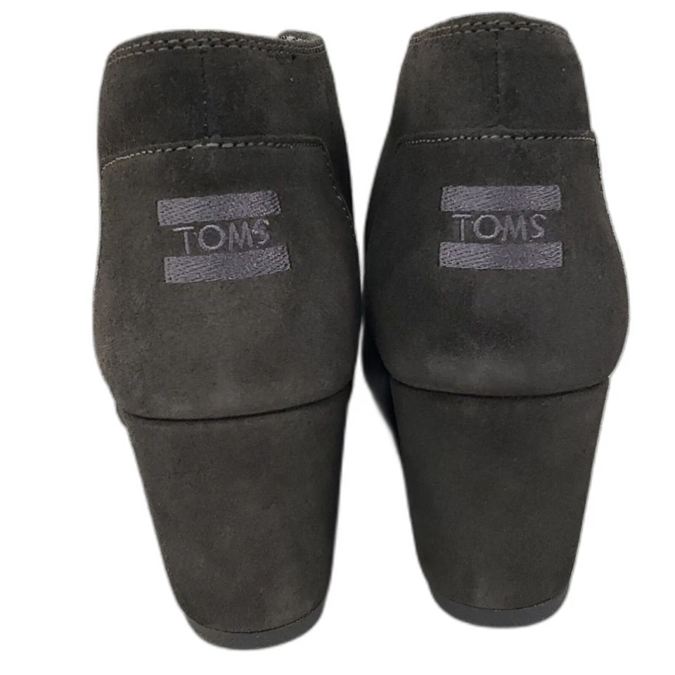 Toms Cuñas Gamuza Gris Mujer 12 US Foto 4 de 4