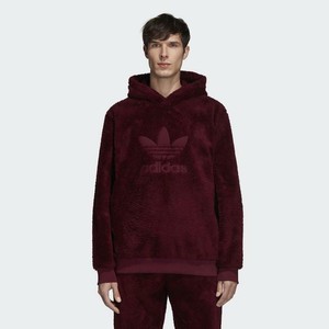 adidas winterized plush pullover hoodie