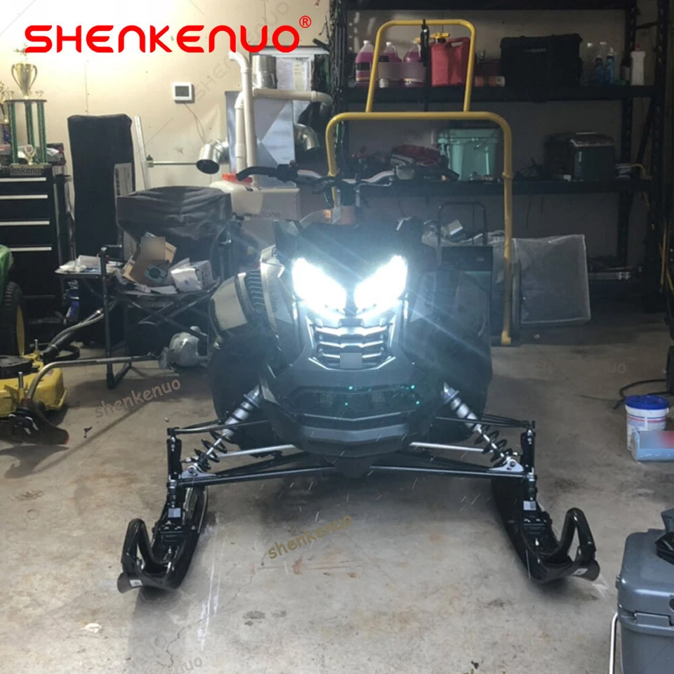 2 H4 SUPER LED Headlights For Arctic Cat Jag 440: 1987-1999 AND Lynx: 1980-1993 - Image 4 of 4