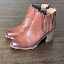 Sofft Womens Size 8.5 Sadova Whiskey Leather Chelsea Boots Shoes - NEW!