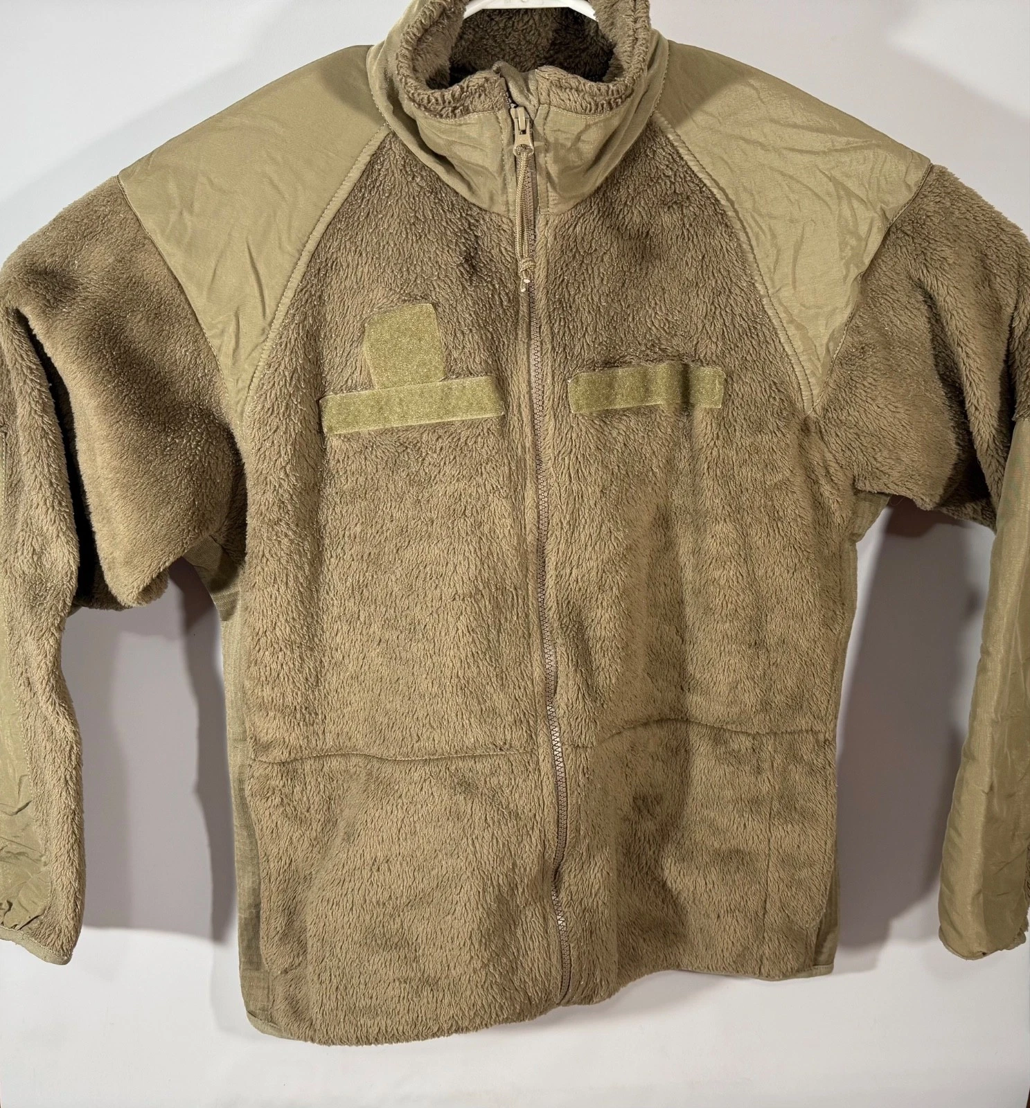 US Army Cold Weather Gen III Jacket Mens Medium Coyote Brown Fleece Polartec USA