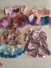 Build-a-Bear Clothes Lot Of 8 Skirts Tops Pajamas