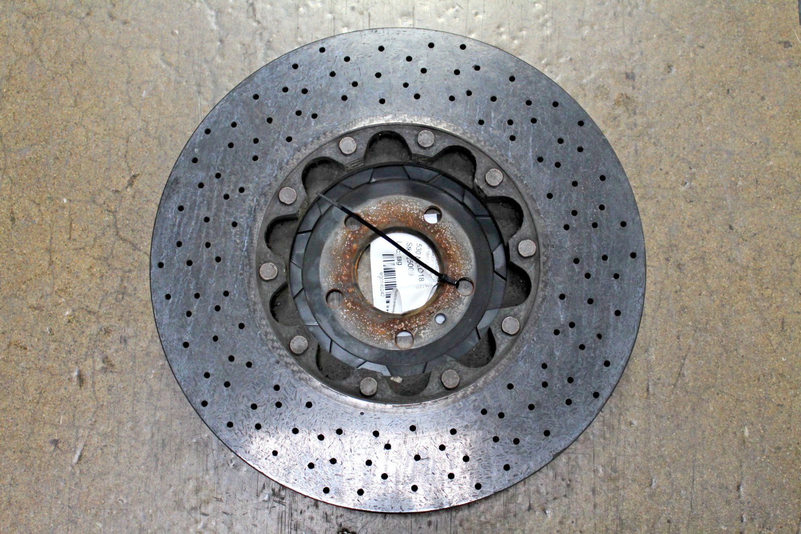 Mclaren 720S, RH, Front Brake Rotor, Carbon Ceramic, Chipped, Used, 14C0033CP