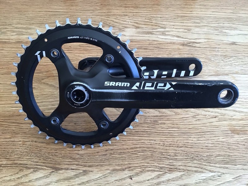 SRAM Apex Chain Set, 11 Speed, 42t, 175mm Cranks