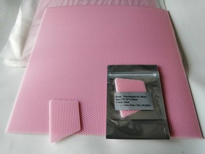 Thermoplastic Nasal Splint Sheet 30*30cm With/Without Sticker Pink 3pcs
