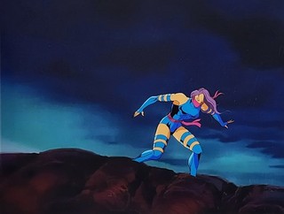 1995 X Men Animated Series Cartoon Psylocke Animation Cel Beyond Good & Evil 2
