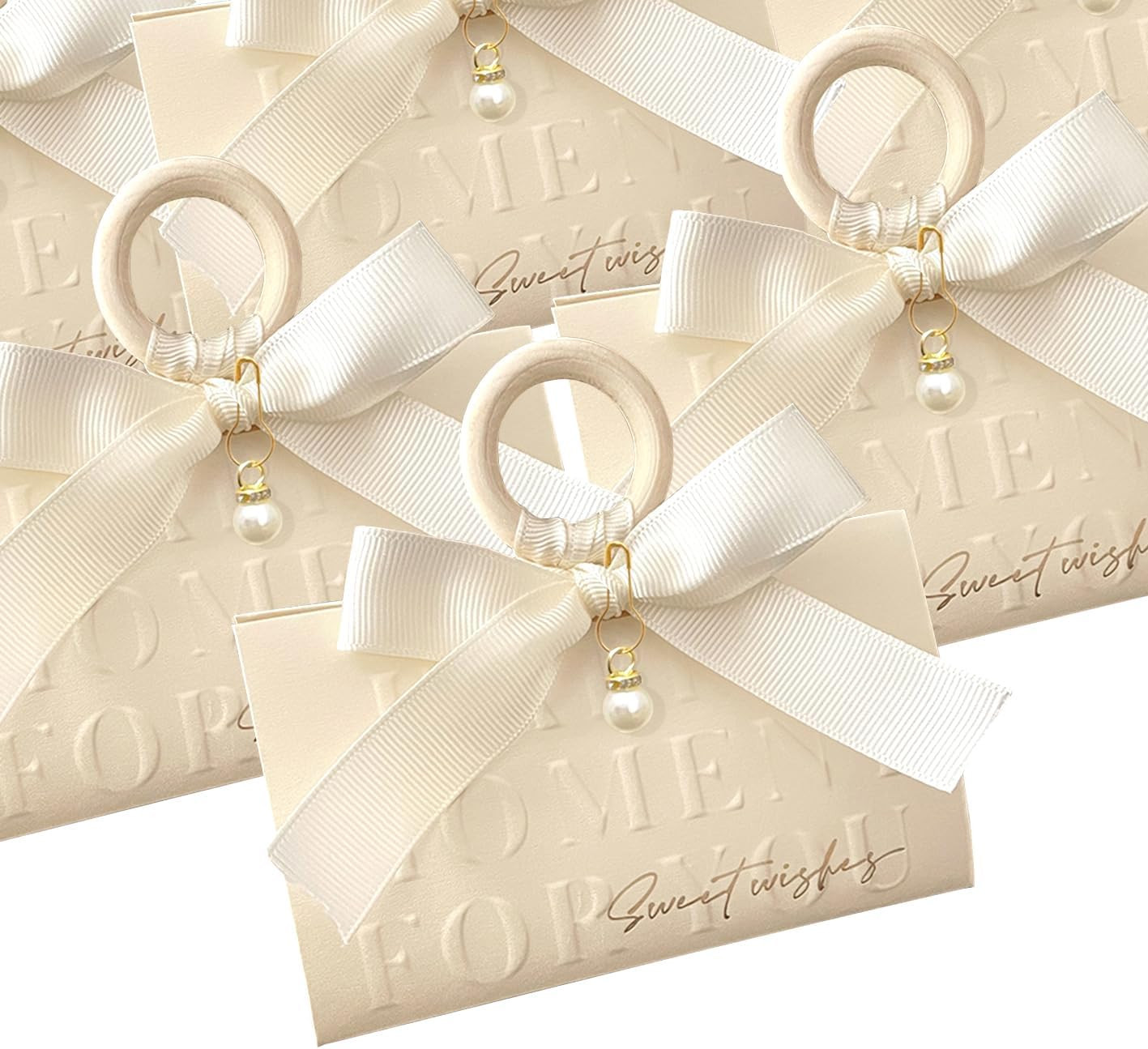 Es Gift Wrap Boxes Pale Beige Gift Box 5"x 3" For Party Favo