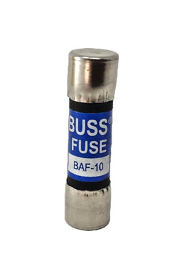 10x Buss Fusetron BAF-10 Fast Acting Fuse 10A 250V Cooper Bussmann New old stock