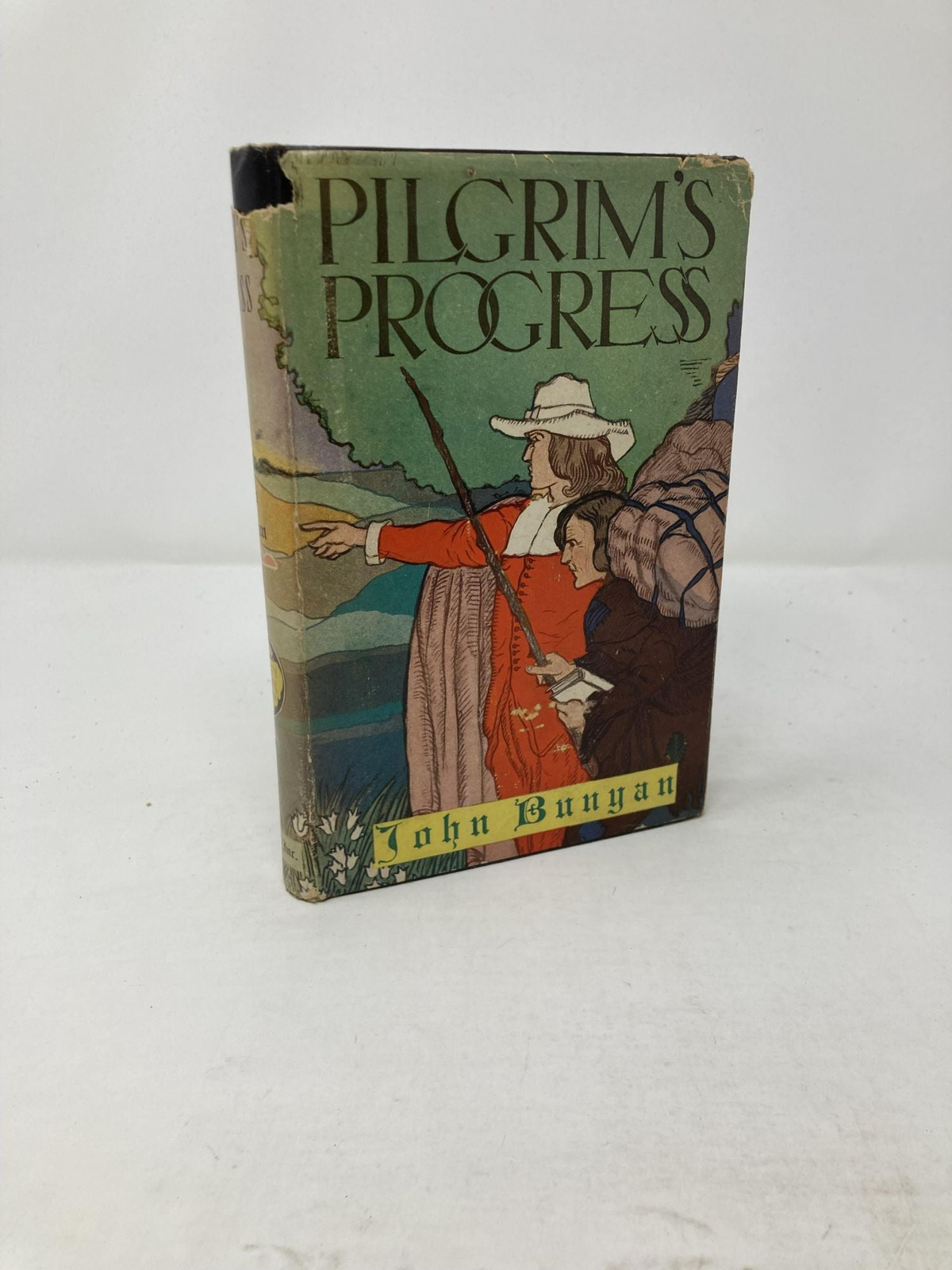 ラスト Bibiy. PATTY PILGRIM TOP ボーダー The Pilgrim's Progress by John Bunyan First 1st Edition VG HC 1945