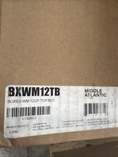 BXWM12TB Middle Atlantic Products Wall Mount Rack New