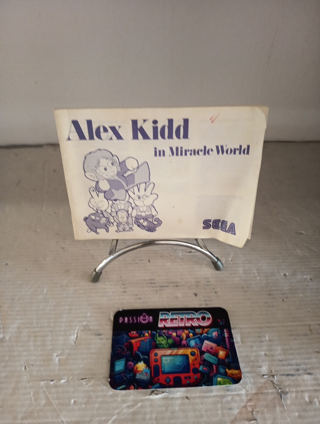 Notice Master system Alex Kidd In Miracle World PAL  original SEGA