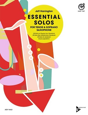 Essential Solos for Tenor and Soprano Saxophone by Jeff Harrington
