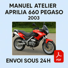 Manuel Atelier Aprilia 660 Pegaso 2003 Revue Technique Moto Français RMT CD PDF