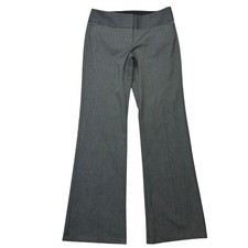 Express Womens Dress Pants 8L Gray Editor Bootcut Low Rise Career Work Office