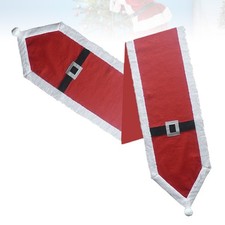 Holiday Kitchen Dining Table Decoration Christmastable Runner Santa