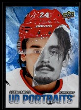 2025-26 Upper Deck Series 1 Hockey UD Portraits #P-17 Seth Jarvis