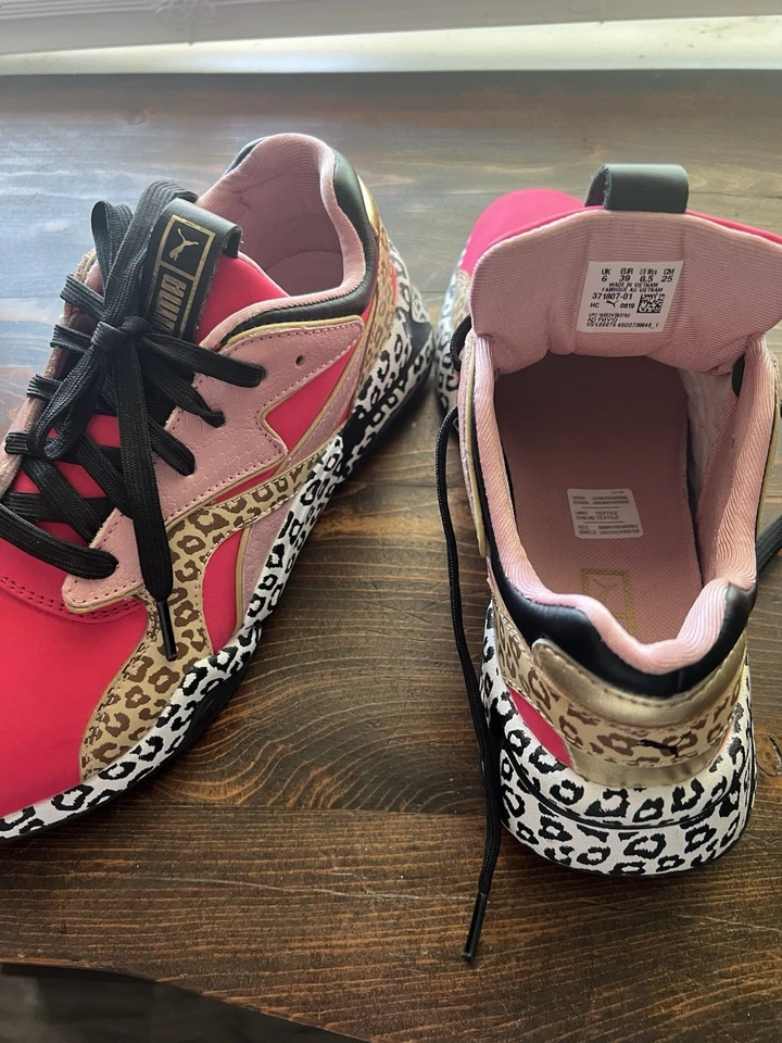 Zapatillas para mujer Puma Nova Unexpected Mixes estampado animal rosa talla 8,5 Foto 3 de 4