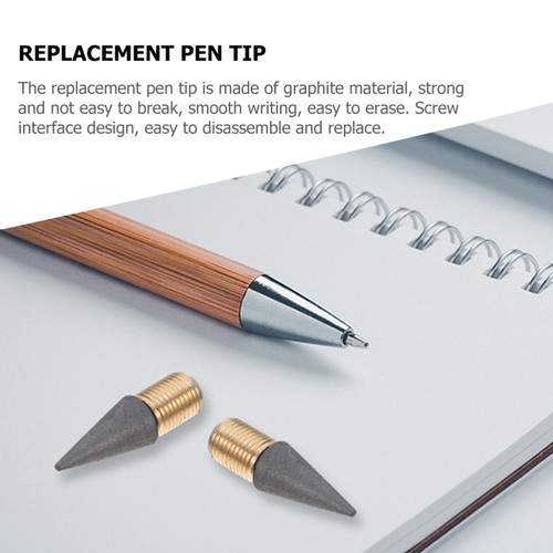 25 Pcs Everlasting Pencil Head Refills Replacement Tip for Eternal - Picture 11 of 12