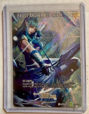 Otherverse Tcg Frost Archer, Ice Sniper SR Kickstarter