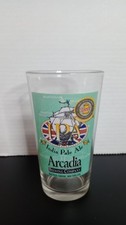 Arcadia Brewing Company Beer Glass Battle Creek Michigan One Pint Beer Glass