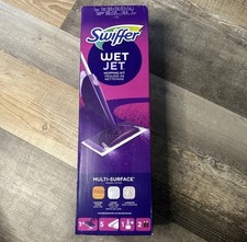 WetJet Mop Starter Kit :1 Mop, 5 Pads, 1 Floor Cleaning Solution Liquid 16.9 Oz